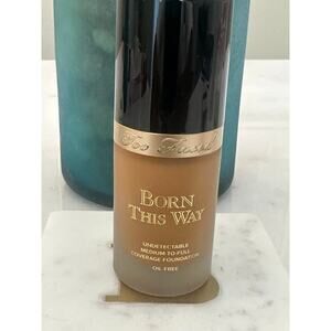 Too Faced NIB Born This Way Oil Free Foundation - Warm Sand Discountinued